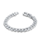 OT étreignent 925 alphabets argentés Diamond Couple Bracelets du bracelet 7.05grams de la CZ