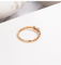 Bagues de fiançailles de Diamond Rings 0.3ct Moissanite d'or du Bowknot 18K pour le mariage