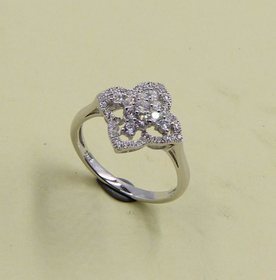2-3mm 925 Argent CZ Chevron Anneaux de mariage pour promesse de mariée 925 argent anneau argent sterling fleur d'argent anneau bande d'argent rin